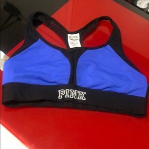 VS pink sport bras, size M